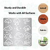 Stainless Steel Cutting Dies Stencils DIY-WH0238-116-6