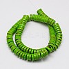 Synthetic Turquoise Beads Strands TURQ-G110-5x3mm-10-2