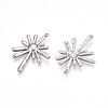 304 Stainless Steel Pendants STAS-T064-62P-2