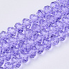 Baking Paint Glass Beads Strands X-EGLA-Q120-E-B01-1