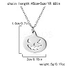 Halloween 304 Stainless Steel Laser Cut Pendant Necklaces FS-WG247A7-07-1