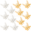 12Pcs 2 Colors Alloy Alligator Hair Clips for Women OHAR-SP0001-08-1