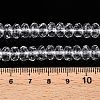 Transparent Glass Beads Strands GLAA-N001-61B-4