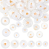72Pcs 6 Styles Resin Buttons BUTT-PH0001-74-1