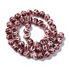 Handmade Millefiori Lampwork Beads Strands LAMP-G164-05O-2