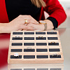 20-Slot Wood Ring Display Tray Stands RDIS-WH0033-24-3