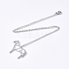 Non-Tarnish 201 Stainless Steel Pendant Necklaces LS-NJEW-T009-JN037-1-45-2