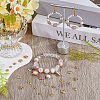 100Pcs 10 Styles Rack Plating Alloy Flower Bead Caps KK-SC0005-80-4