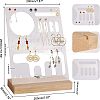 Transparent Acrylic Jewelry Display Stangs EDIS-WH0034-01-2