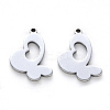 Tarnish Resistant 304 Stainless Steel Pendants STAS-N092-90-2