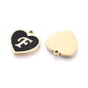 26Pcs 304 Stainless Steel Enamel Pendants STAS-T064-70G-3