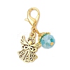 Tibetan Style Alloy Angel Pendant Decorations HJEW-JM03837-03-2