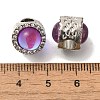 Rack Plating Alloy European Beads FIND-H005-02P-01-2