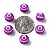 Opaque Striped Acrylic Beads LS-MACR-S373-27A-02-4