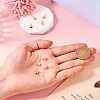 8Pcs 4 Colors Real 18K Gold Plated Brass Enamel Charms KK-TA0001-74-6
