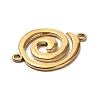 304 Stainless Steel Spiral Connector Charms LS-STAS-P395-06G-2