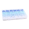 100Pcs 4 Colors Spray Painted ABS Plastic Imitation Pearl Beads OACR-FS0002-09B-6