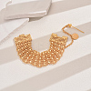 Hollow Alloy Star & Ring Link Chain Bracelets for Women VR3342-2-1