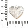 304 Stainless Steel Pendants STAS-M123-03D-PG-3