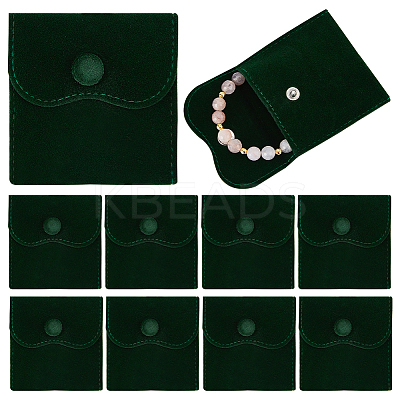 10Pcs Velvet Jewelry Pouches AJEW-NB0005-66I-1