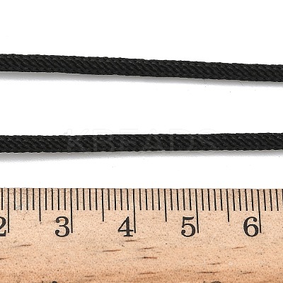 3MM Nylon Milan Cord Necklace Making NJEW-H084-01G-38-1
