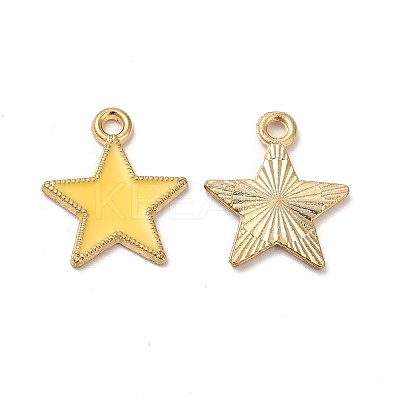 Alloy Enamel Pendants ENAM-C005-01G-04-1
