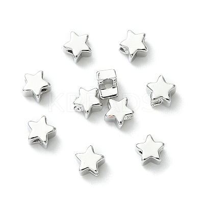 SHEGRACE Brass Star Beads XGRPCU149-299P-1
