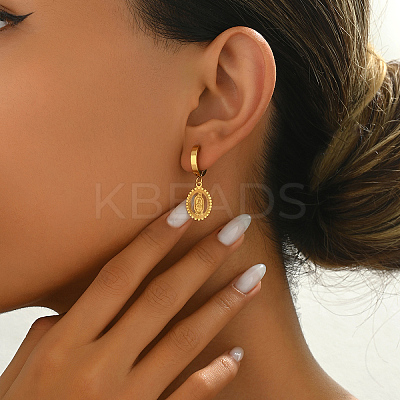 Elegant and Versatile 201 Stainless Steel Hoop Earrings LS-FA2332-1-1