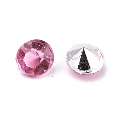 Imitation Taiwan Acrylic Rhinestone Pointed Back Cabochons GACR-A003-3.5mm-14-1