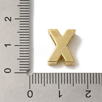 Brass Micro Pave Cubic Zirconia Beads KK-H487-25G-24-1