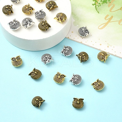 24Pcs 3 Colors Tibetan Style Alloy Beads FIND-YW0006-17-1