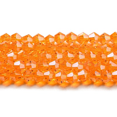 Transparent Electroplate Glass Beads Strands LS-EGLA-A039-T4mm-A23-1