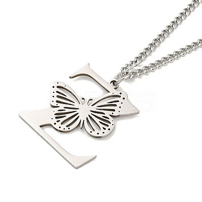 201 Stainless Steel Necklaces NJEW-Q336-01Z-P-1