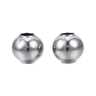 Round 304 Stainless Steel Beads STAS-TAC0004-8mm-P-1