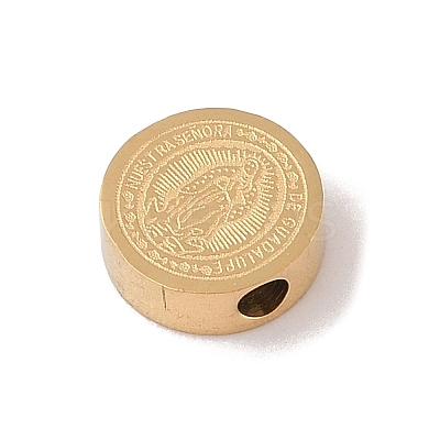 PVD Vacuum Plating 304 Stainless Steel Beads STAS-M068-18A-02G-1