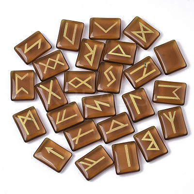 Glass Cabochons G-R461-16C-1