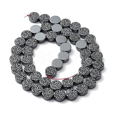 Synthetic Non-Magnetic Hematite Beads Strands G-H303-B09-1