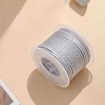 Polyester Milan Cord for DIY Jewelry Craft Making OCOR-CY0004-27-1