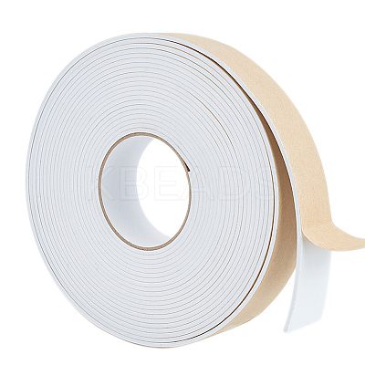 Strong Self Adhesive EVA Foam Tape for Doors and Windows AJEW-WH0347-27C-01-1