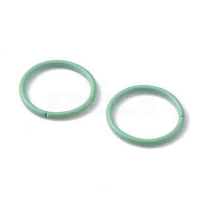 100Pcs Baking Paint Zinc Alloy Open Jump Rings FIND-WH0032-85B-05-1