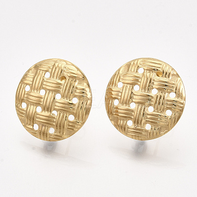304 Stainless Steel Stud Earring Findings STAS-S079-49A-1