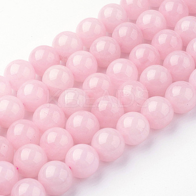 Natural Rose Quartz Bead Strands G-G735-59-12mm-1
