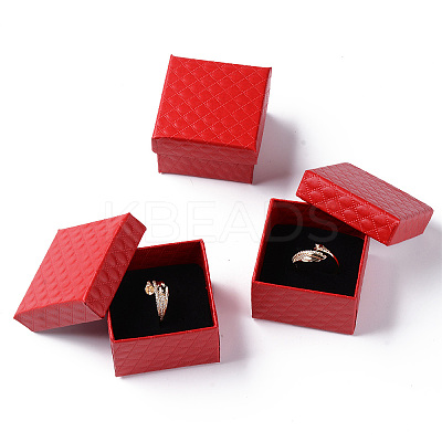 Square Cardboard Ring Boxes X1-CBOX-S020-01-1