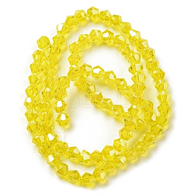 Transparent Electroplate Glass Beads Strands LS-EGLA-A039-T4mm-A21-1