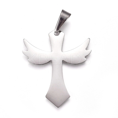Tarnish Resistant 304 Stainless Steel Pendants X-STAS-I135-02P-1