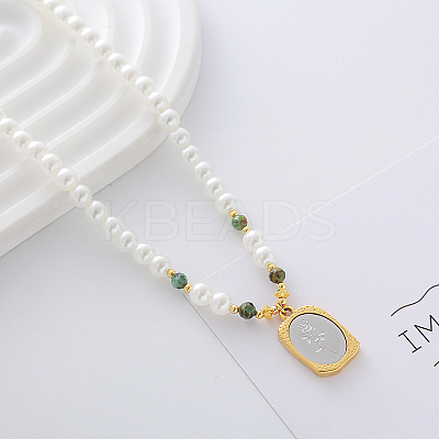 Fashionable 304 Stainless Steel Pendant Neacklaces GI7024-2-1