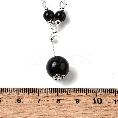 Natural Gemstones Pendant Necklaces NJEW-JN01611-1