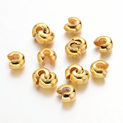 Iron Crimp Beads Covers LS-IFIN-H029-NFG-NF-1