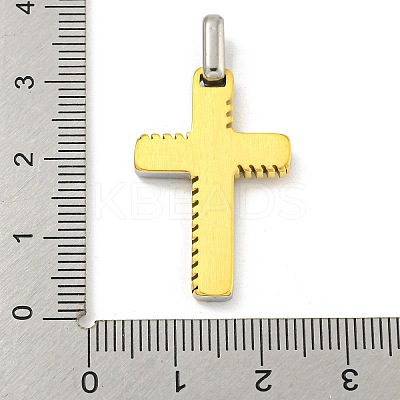 Ion Plating(IP) 304 Stainless Steel Pendants STAS-F307-12G-1