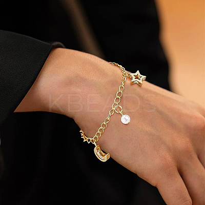 12Pcs 3 Style Brass Slide Charms KK-BC0008-72-1